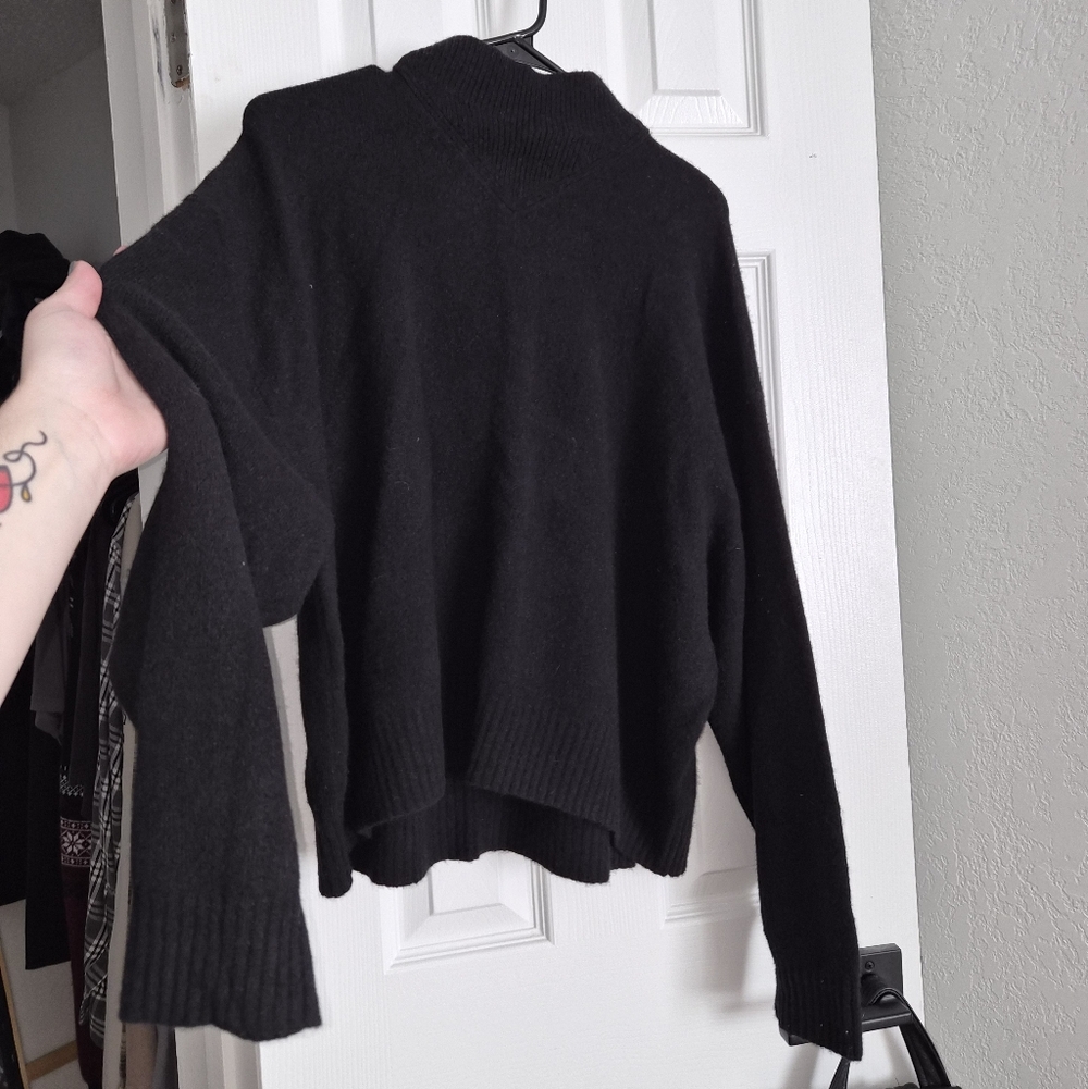 All Saints Black Knit Sweater